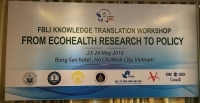From Ecohealth Research to Policy